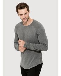 Kit and Ace - Gray Ford Brushed Long Sleeve for Men - Lyst