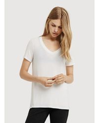 Kit and Ace - White Straight Up V Tee - Lyst