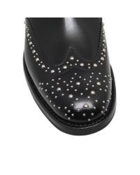 Church's Ketsby Stud-embellished Leather Ankle Boots in Black - Lyst