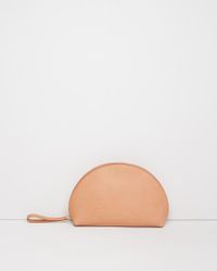 Mansur Gavriel Natural Moon Clutch