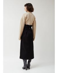 lemaire denim skirt
