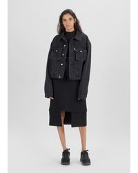 AALTO Black Washed Denim Jacket