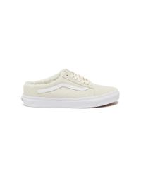 suede old skool mule
