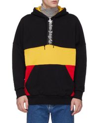 palm angels half zip