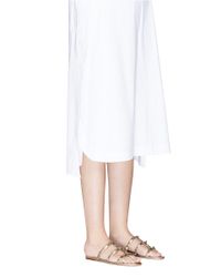 rockstud slide sandal valentino garavani