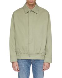 Acne Green Twill Shirt Jacket for men