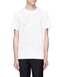 Valentino | White Butterfly Print T-shirt for Men | Lyst