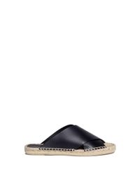 Vince | Black Castel Criss-Cross Leather Espadrilles | Lyst