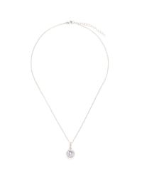 CZ by Kenneth Jay Lane | Metallic Cubic Zirconia Pavé Pendant Necklace | Lyst