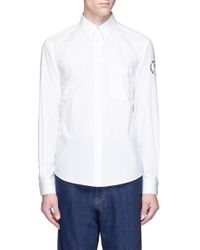 Stella McCartney | White Cat Appliqué Organic Cotton Shirt for Men | Lyst