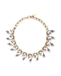 Erickson Beamon | Metallic 'milky Way' Swarovski Crystal 24k Gold Plated Choker Necklace | Lyst