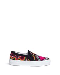 Joshua Sanders | Multicolor 'namibia' Embroidered Slip-on Sneakers | Lyst