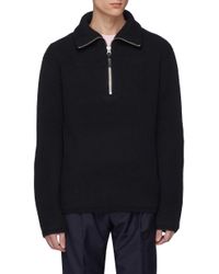Acne studios half zip sweater Clearance