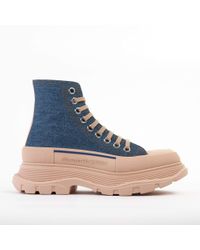 denim ankle boots uk