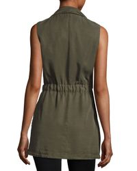 Velvet Heart Green Artemis Twill Vest