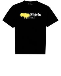T-Shirt Spray Nero da Uomo di Palm Angels in Nero | Lyst