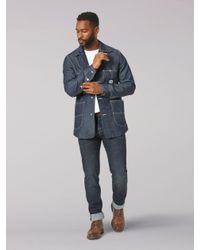 mens denim barn jacket