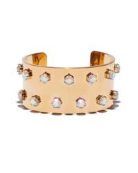 Lele Sadoughi - Metallic Crystal Cuff - Lyst
