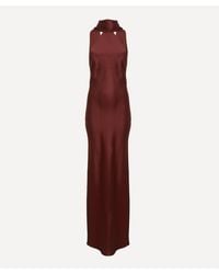 Significant Other Becca Halter Dress in White | Lyst