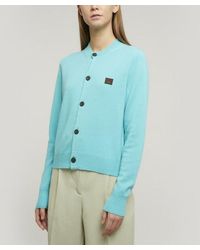 Acne studios face cardigan Outlet