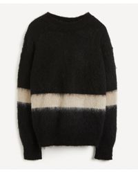 mens black mohair jumper