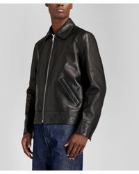 apc leather jacket