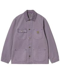 Carhartt WIP Michigan Coat in Purple for Men | Lyst