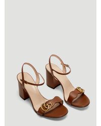 gucci sandals brown