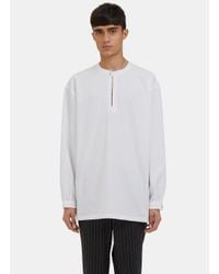 oversized henley shirt