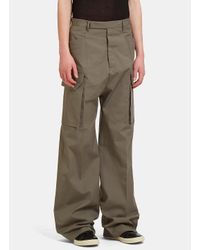 rick owens tailored cargo pants