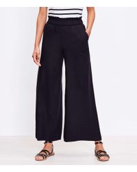 LOFT Tall Pull On Wide Leg Pants In 