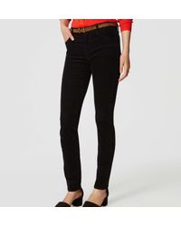loft modern skinny corduroy pants