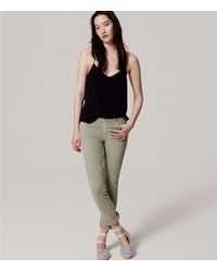 loft modern skinny crop jeans