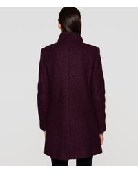 loft purple coat