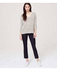 loft curvy kick crop jeans