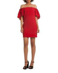 trina turk red zeal dress