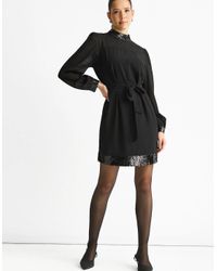 Quiz Rose Gold Sequin Embroidered High Neck Bodycon Dress in Black | Lyst UK Quiz Rose Gold Sequin Embroidered High Neck Bodycon Dress in Black | Lyst UK