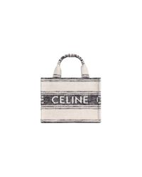 Celine Small Cabas Thais Bag in White