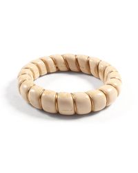Lulu Frost - Metallic Vintage Faux Ivory And Brass Bangle - Lyst