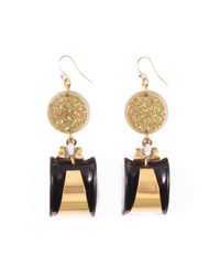 Lulu Frost - Metallic Vintage Glitter Link Earring - Lyst