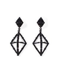 Lulu Frost - Helena Black Earring - Lyst