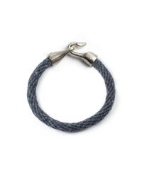 Lulu Frost - Blue George Frost Harpoon Bracelet - Navy & White Bronze - Lyst