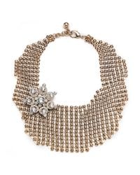Lulu Frost - Metallic Single Mesh Necklace - Gold - Lyst