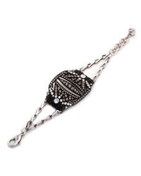 Lulu Frost | Metallic Larkspur Bracelet Black | Lyst