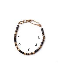 Lulu Frost | Metallic G. Frost Morse Bracelet - Loyal for Men | Lyst
