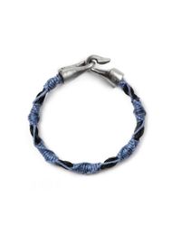 Lulu Frost - Blue G. Frost Ladder Harpoon Bracelet - Navy/blk for Men - Lyst