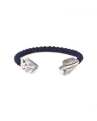 Lulu Frost | George Frost G. Frost Wrapped Arrowhead Cuff Blue for Men | Lyst