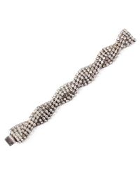 Lulu Frost | Metallic Gold and Silver Art Deco Bracelet 1 | Lyst