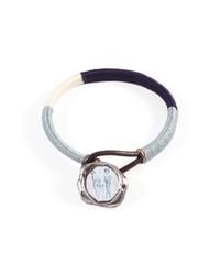 Lulu Frost - Blue George Frost Tri-nation Wrapped Wax Seal Bracelet for Men - Lyst