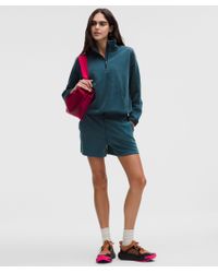 lululemon Softstreme Long-Sleeve Half-Zip Dress in Brown | Lyst